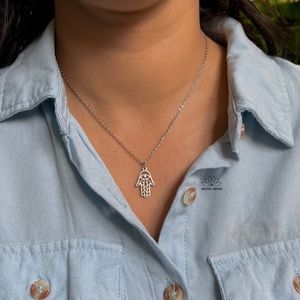 Hamsa Necklace | Stainless Steel Jewelry